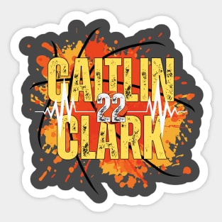 CAITLIN 22 CLARK Sticker